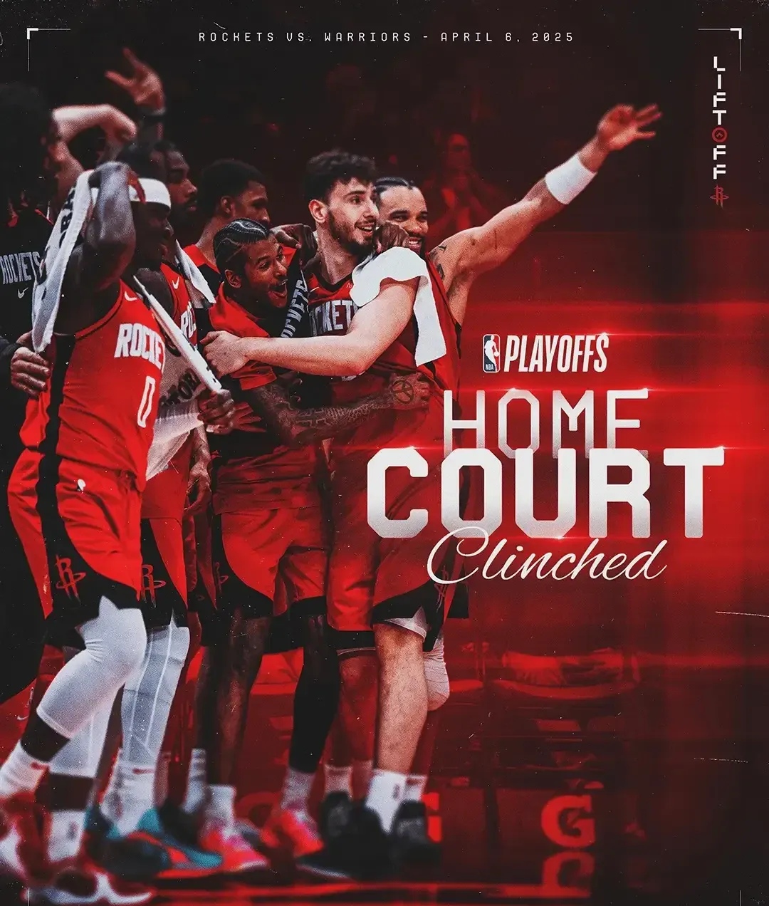 火箭逆转雷霆，晋级下一轮比赛