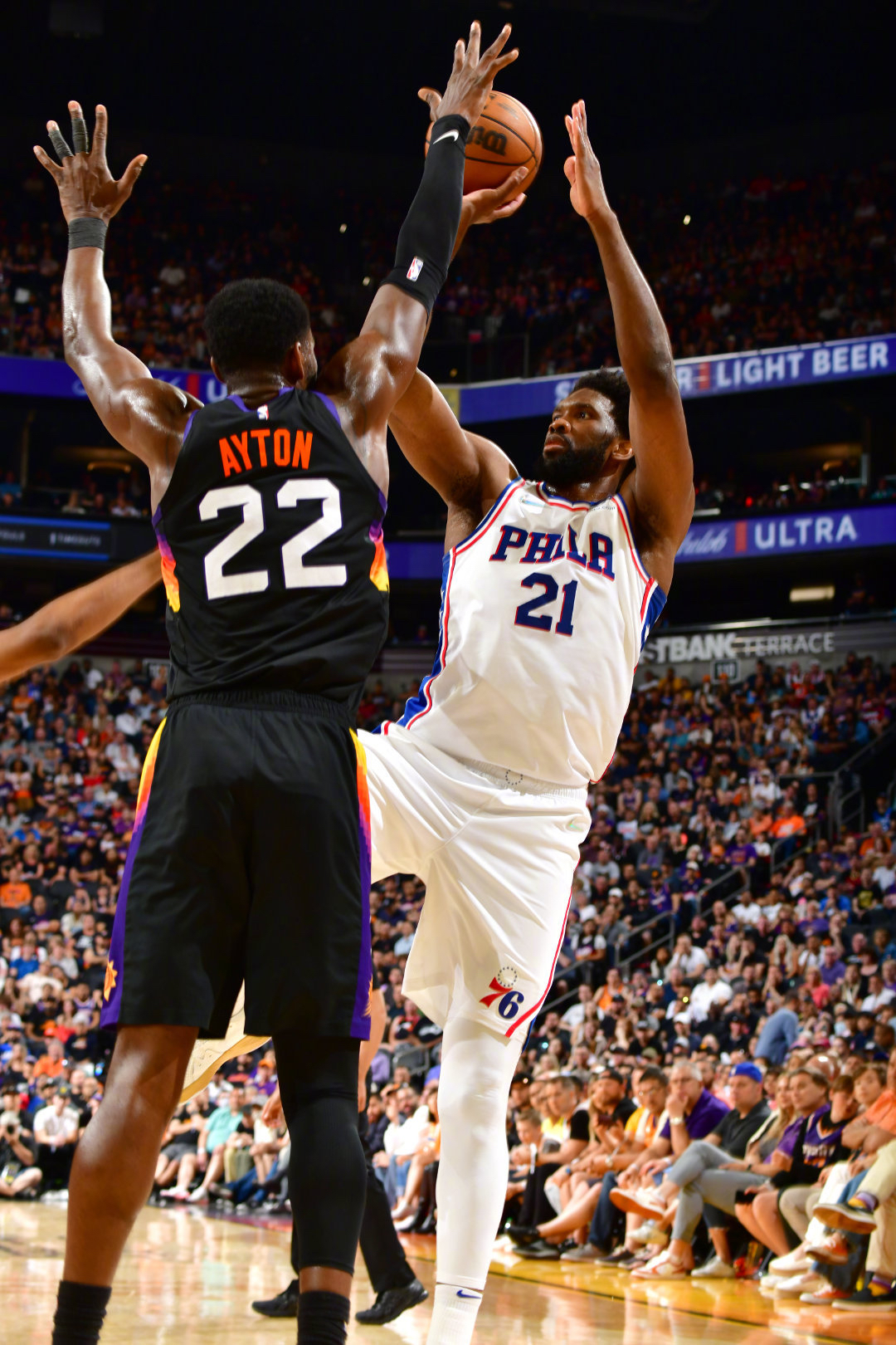 恩比德爆发，广东队火力压制马刺